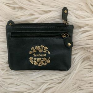 Leather change purse